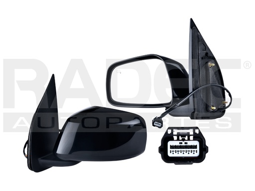 [018-2313-15] ESPEJO NS PATHFINDER 05-12 ELECTRICO C/DESENPANANTE C/MEMORIA P/PINTAR V/LE V6 6CILINDROS 3.5L 4 PUERTAS IZQ
