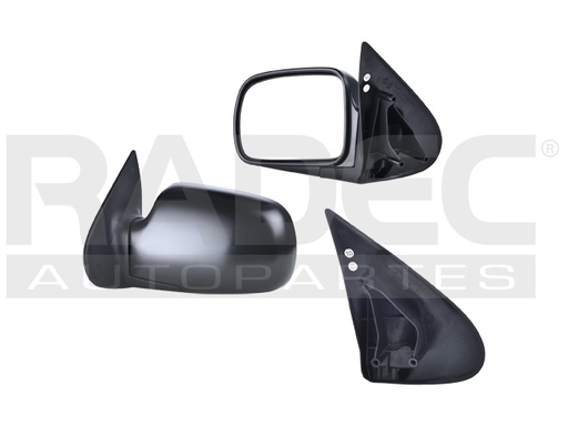 [018-2315-03] ESPEJO NS QUEST/VILLAGER 96-98 MANUAL NEGRO LS/GS/XE/GXE IZQ