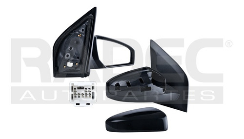 [018-2316-14] ESPEJO NS SENTRA 07-12 ELECTRICO P/PINTAR 3 PINES PREMIUM/LUXURY/EMOTION/SE-R/S/SL/SR/BASE L4 4CILINDROS 2.0/2.5 4 PUERTAS DER