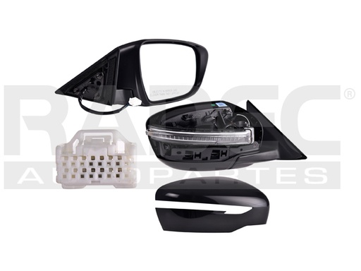 [018-2317-04] ESPEJO NS ROGUE 15-20 ELECTRICO C/DESENPANANTE C/DIRECCIONAL P/PINTAR 7 PINES ADVANCE/SV/SL/S L4 4CILINDROS 2.0/2.5L 4 PUERTAS DER