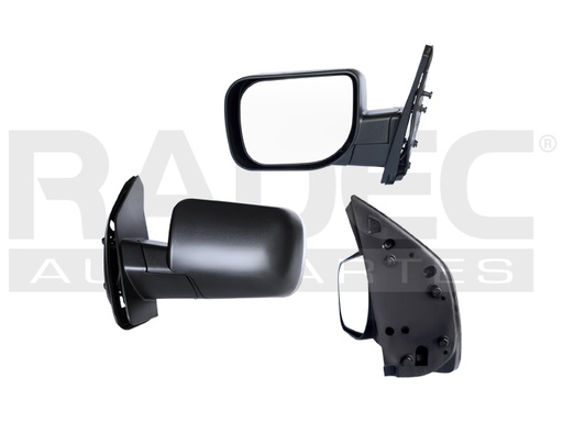 [018-2319-01] ESPEJO NS ARMADA 04-15 MANUAL CORRUGADO LE/XE/SL/SV/SE/SE OFF-ROAD/PRO-4X/PLATINUM V8 8 CILINDROS 5.6L 5 PUERTAS IZQ
