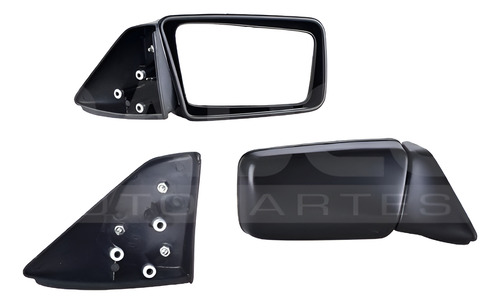 [018-2321-04] ESPEJO NS TSURU I 84-87 4 PUERTAS MANUAL NEGRO ALL MODELS DER