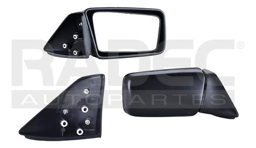 [018-2321-04] ESPEJO NS TSURU I 84-87 4 PUERTAS MANUAL NEGRO ALL MODELS DER