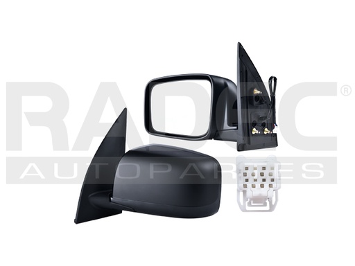 [018-2324-11] ESPEJO NS X-TRAIL 08-14 ELECTRICO C/DESEMPANANTE P/PINTAR 5 PINES LE/SLX/SENSE/ADVANCE/EXCLUSIVE L4 4 CILINDROS 2.5L 5 PUERTAS IZQ