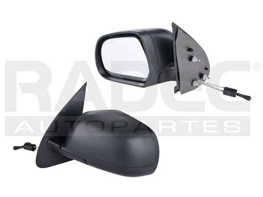 [018-2327-07] ESPEJO NS MARCH 12-23 C/CONTROL CORRUGADO IZQ
