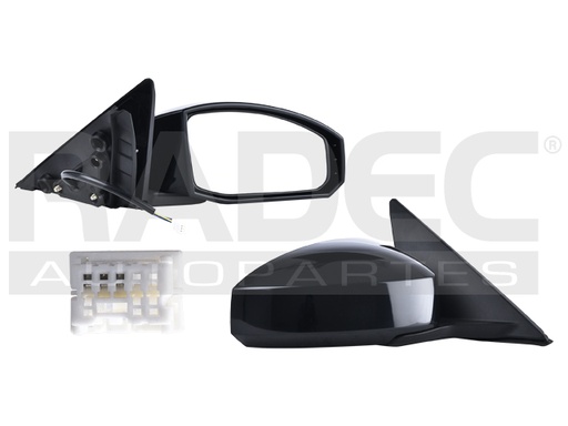 [018-2328-00] ESPEJO NS 350Z 03-08 ELECTRICO NEGRO TRA