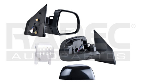 [018-2330-00] ESPEJO NS VERSA 12-14 ELECTRICO P/PINTAR 3 PINES S/S PLUS/SL/SV/EXCLUSIVE/ADVANCE/SENSE L4 4 CILINDROS 1.6L 4 PUERTAS DER
