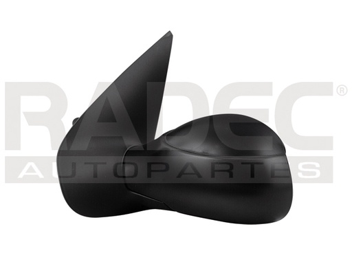 [018-2401-01] ESPEJO PG 206 01-09 C/CONTROL NEGRO IZQ 