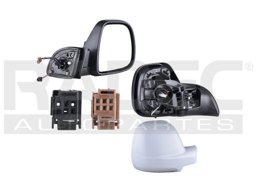 [018-2407-10] ESPEJO PG PARTNER 13-19 ELECTRICO E/ABATIBLE C/DESENPANANTE P/PINTAR DER