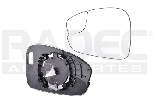 [001-1217-13] LUNA ESPEJO FD FIESTA 11-19 C/PUNTO CIEGO SE/S/STTITANIUM L4 4 CILINDROS 1.0/1.6L 4 PUERTAS IZQ