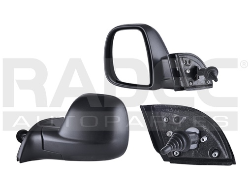 [018-2407-19] ESPEJO PG PARTNER 13-19 C/CONTROL CORRUGADO IZQ