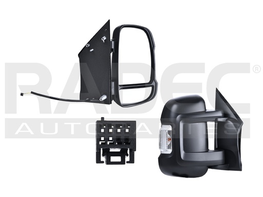 [018-2408-00] ESPEJO PG MANAGER 09-20 MANUAL C/DIRECCIONAL NEGRO MULTIJET 3.0 D/MULTIJET 2.2 D/HDI 3.0/HDI 2.2 DER