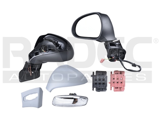 [018-2409-01] ESPEJO PG 301 13-22 ELECTRICO C/DESEMPANANTE P/PINTAR 3 PINES HDI 1.6/VTI 1.2 IZQ