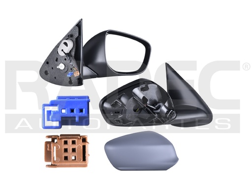 [018-2416-02] ESPEJO PG 301 13-15 ELECTRICO P/PINTAR 3 PINES VTI 1.6 115/HDI 1.6 92/VTI 1.2 72 DER