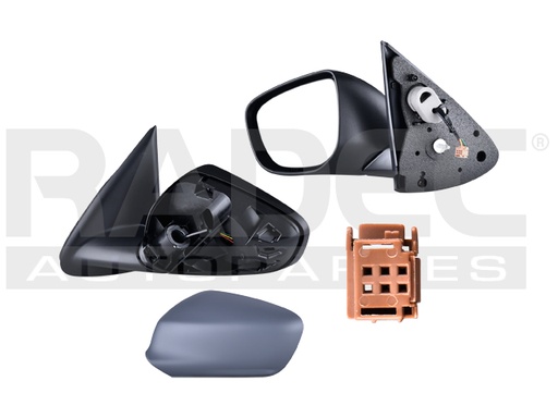 [018-2416-03] ESPEJO PG 301 13-15 ELECTRICO P/PINTAR 3 PINES VTI 1.6 115/HDI 1.6 92/VTI 1.2 72 IZQ