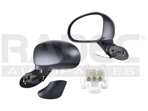 [018-2506-07] ESPEJO PT MATIZ 04-05 ELECTRICO CORRUGADO 3 PINES IZQ
