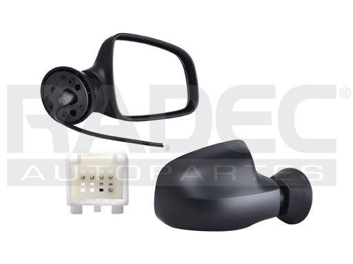 [018-2606-10] ESPEJO RN SANDERO 10-15 ELECTRICO C/DESEMPANANTE CORRUGADO 5 PINES 1.6 16V/1.6/DCI 1.5/1.4 DER