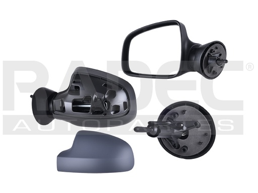 [018-2606-13] ESPEJO RN SANDERO 10-15 C/CONTROL P/PINTAR IZQ