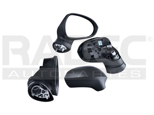 [018-2704-28] ESPEJO ST IBIZA 10-17 ELECTRICO C/DESENPANANTE CORRUGADO 5 PINES BASE/BLITZ/BOCA NEGRA/STYLE/SPORT/REFERENCE L4 4CILINDROS 1.6/2.0L 2/4 PUERTAS DER