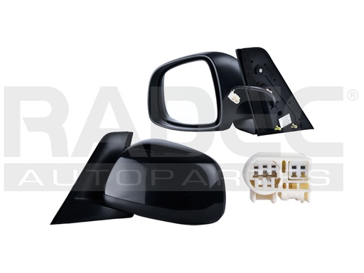 [018-2905-01] ESPEJO SZ SX4 07-14 ELECTRICO C/DESENPANANTE P/PINTAR 5 PINES SPORT/V/CROSSOVER/JE/JA/JX/JLX/BASE L4 4CILINDROS 2.0L 4 PUERTAS IZQ