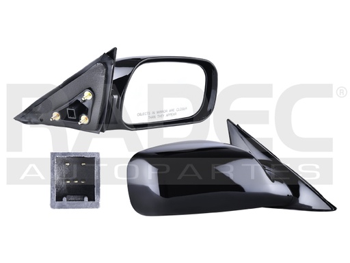 [018-3001-05] ESPEJO TY 4 RUNNER 03-09 ELECTRICO C/DESEMPANANTE CORRUGADO 5 PINES SR5/SPORT/LIMITED IZQ