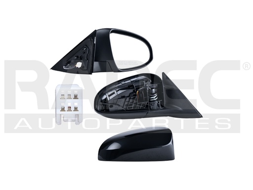 [018-3002-22] ESPEJO TY CAMRY 12-14 ELECTRICO P/PINTAR 3 PINES XLE/SE/LE/L/HYBRID L4/V6 4/6CILINDROS 2.5/3.5L 4 PUERTAS DER