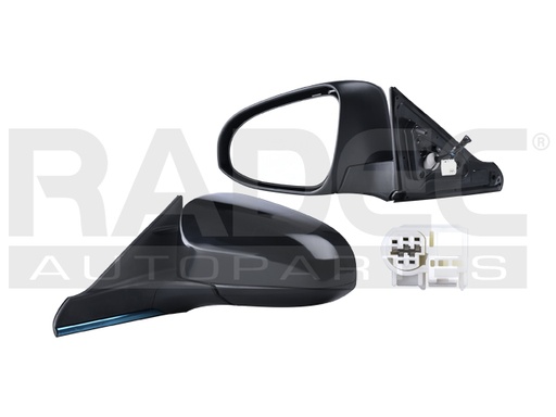[018-3002-33] ESPEJO TY CAMRY 15-17 ELECTRICO C/DESEMPANANTE P/PINTAR 5 PINES XSE/XLE/SE/LE/HYBRID IZQ