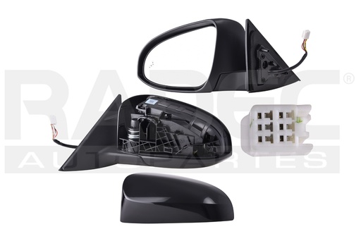 [018-3002-41] ESPEJO TY CAMRY 12-14 ELECTRICO C/DESEMPANANTE P/SENSOR DE PROXIMIDAD P/PINTAR 6 PINES HYBRID/SE/XLE L4/V6 4/6CILINDROS 2.5/3.5L 4 PUERTAS IZQ