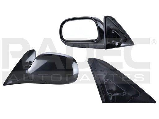 [018-3004-03] ESPEJO TY COROLLA 93-97 MANUAL NEGRO DX/BASE/CE/LE IZQ