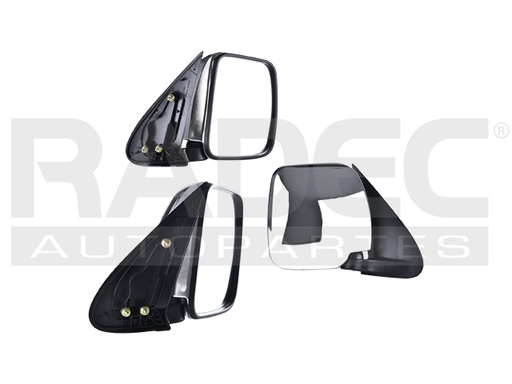 [018-3005-02] ESPEJO TY HIACE 06-13 MANUAL CROMADO DER
