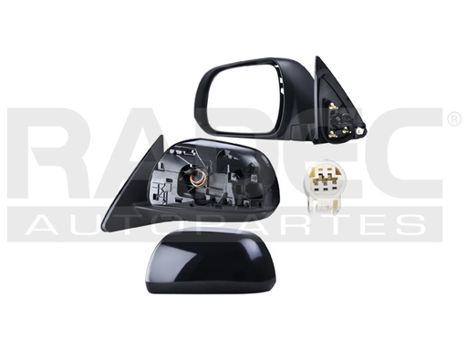 [018-3006-01] ESPEJO TY HIGHLANDER 08-13 ELECTRICO 3 PINES P/PINTAR SPORT/LIMITED/BASE/SE/HYBRID IZQ
