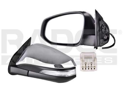 [018-3007-20] ESPEJO TY HILUX 16-19 ELECTRICO ABATIBLE