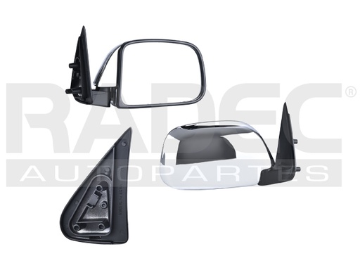 [018-3010-12] ESPEJO TY PICK UP 89-95 4X4 MANUAL CROMADO SR5/DLX/BASE (U.T.P) DER