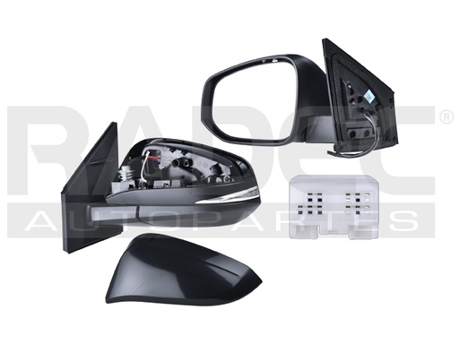 [018-3011-13] ESPEJO TY RAV 4 13-18 ELECTRICO C/DIRECCIONAL P/PINTAR (5 PINES) IZQ