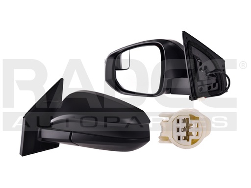 [018-3011-27] ESPEJO TY RAV 4 13-18 ELECTRICO C/PUNTO CIEGO NEGRO LIMITED/XLE/LE/EV IZQ