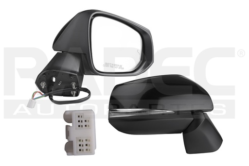 [018-3011-32] ESPEJO TY RAV 4 19-23 ELECTRICO C/DESEMPANANTE C/DIRECCIONAL P/SENSOR DE PROXIMIDAD P/PINTAR (8 PINES) XLE L4 4CILINDROS 2.5L 5 PUERTAS DER