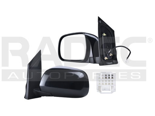 [018-3012-01] ESPEJO TY SIENNA 04-10 ELECTRICO CORRUGADO 3 PINES LIMITED/CE/XLE/LE IZQ