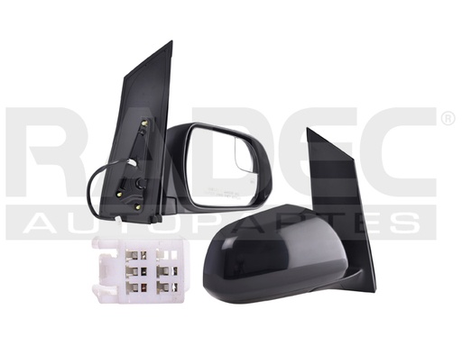 [018-3012-22] ESPEJO TY SIENNA 15-20 ELECTRICO 5 PINES C/DESENPANANTE C/PUNTO CIEGO P/PINTAR CE/LE/XLE/LIMITED V6 6 CILINDROS 3.5L 5 PUERTAS DER