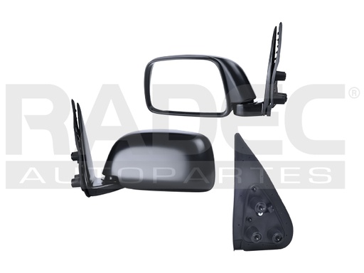 [018-3015-01] ESPEJO TY TACOMA 95-00 MANUAL NEGRO SR5/DLX/PRE RUNNER/LIMITED/BASE IZQ