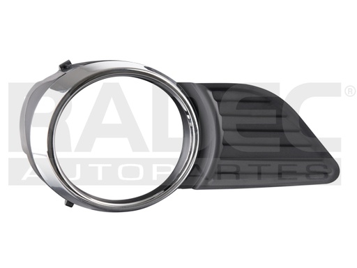 [003-3012-15] REJILLA FASCIA DELANTERA TY SIENNA 11-17 F/CROMADO C/HOYO P/FARO IZQ