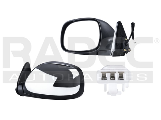 [018-3017-03] ESPEJO TY TUNDRA 00-06 ELECTRICO CROMADO SR5/LIMITED/BASE V6/V8 6/8CILINDROS 4.0/4.L 2 PUERTAS IZQ