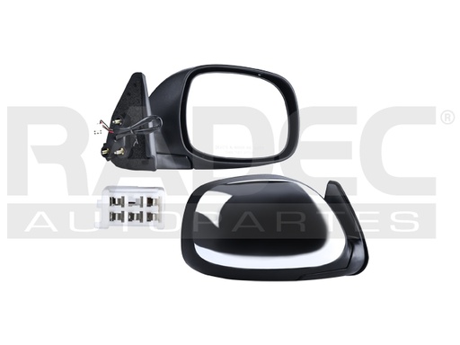[018-3017-20] ESPEJO TY TUNDRA 00-06 CABINA REGULAR ELECTRICO C/DESEMPANANTE CROMADO 5 PINES SR5 DER