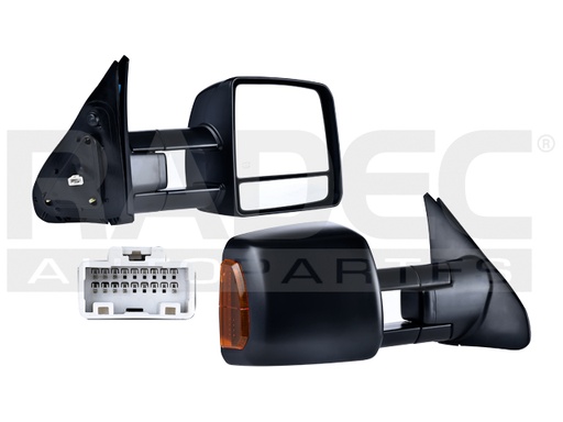 [018-3017-24] ESPEJO TY TUNDRA 07-21 (U.S.A) ELECTRICO C/DESENPANANTE C/DIRECCIONAL TELESCOPICO CORRUGADO SR/V/PLATINUM/SR5/LIMITED V8 8CILINDROS 4.6/5.7L 4 PUERTAS DER