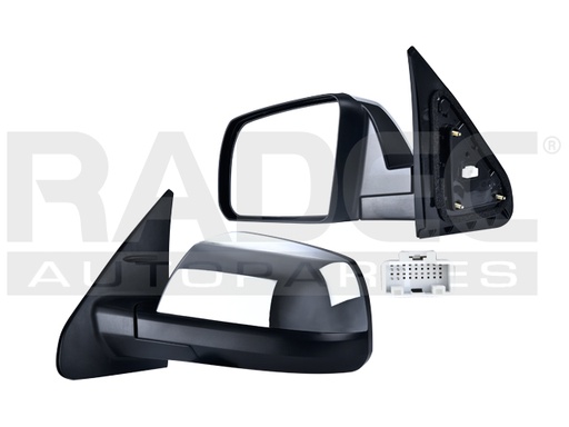 [018-3017-31] ESPEJO TY TUNDRA 14-21 ELECTRICO C/DESEMPANANTE CROMADO SR/V/PLATINUM/SR5/LIMITED IZQ