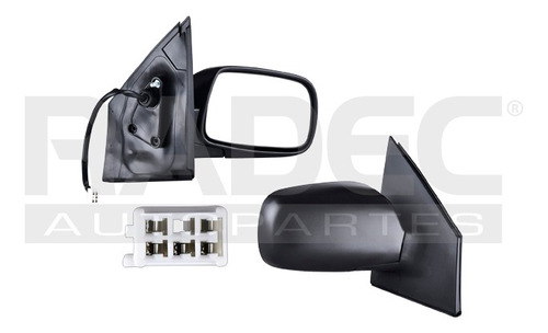 [018-3018-02] ESPEJO TY YARIS 04-06 ELECTRICO C/DESEMPANANTE NEGRO DER