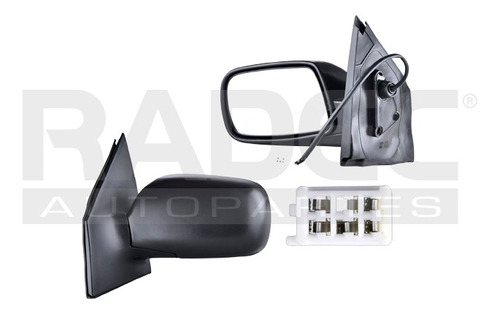 [018-3018-03] ESPEJO TY YARIS 04-06 ELECTRICO C/DESEMPANANTE NEGRO IZQ