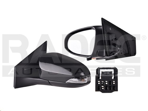 [018-3018-41] ESPEJO TY YARIS 17-22 ELECTRICO C/DIRECCIONAL P/PINTAR CORE/S L4 4 CILINDROS 4/5 PUERTAS IZQ