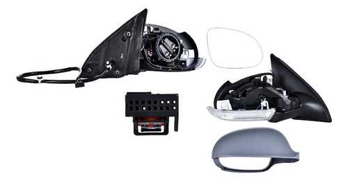 [018-3103-04] ESPEJO VW BORA 07-10 ELECTRICO C/DIRECCIONAL C/LUZ PISO 7 PINES DER