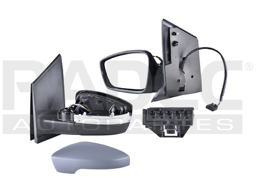 [018-3107-05] ESPEJO VW CROSSFOX 11-15 ELECTRICO C/DIRECCIONAL P/PINTAR IZQ