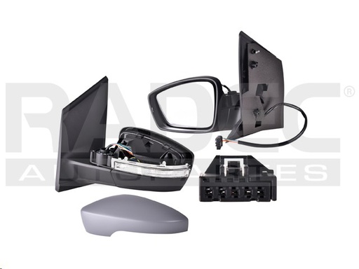 [018-3107-17] ESPEJO VW CROSSFOX 11-15 ELECTRICO C/DIRECCIONAL P/PINTAR IZQ